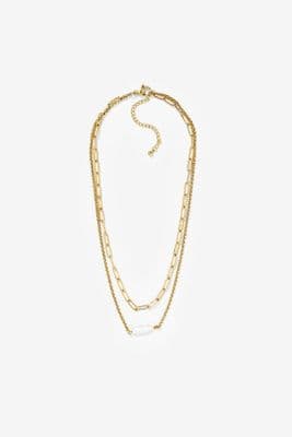 Tiffosi Jade Necklace  | Gold 10063930