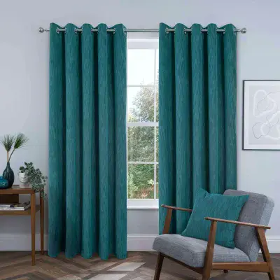 Tom Davaney Rossi Blackout Curtains   | Teal