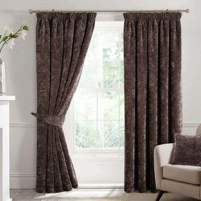 Tom Devaney Camden Blackout Curtains | Chocolate