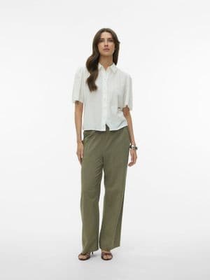 Vero Caia MW Wide Pant  | Lichen