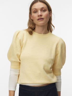 Vero Moda Doffy 2/4 O-Neck Pullover | Golden