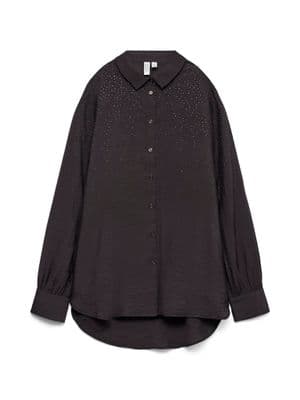Vero Moda Herdis LS Shirt  | Asphalt