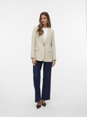 Vero Moda Philine LS Regular Blazer| Pumice Stone