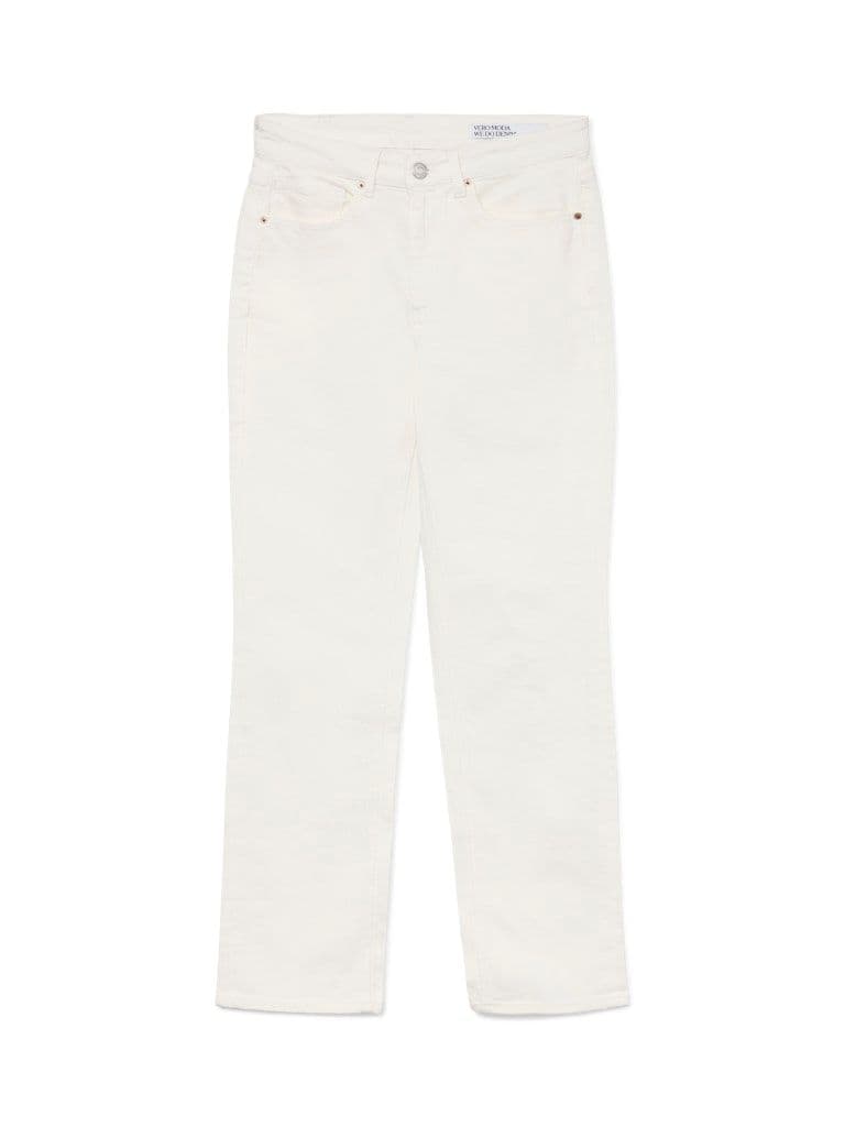 Vero Moda Tessa HR Straight Jean White