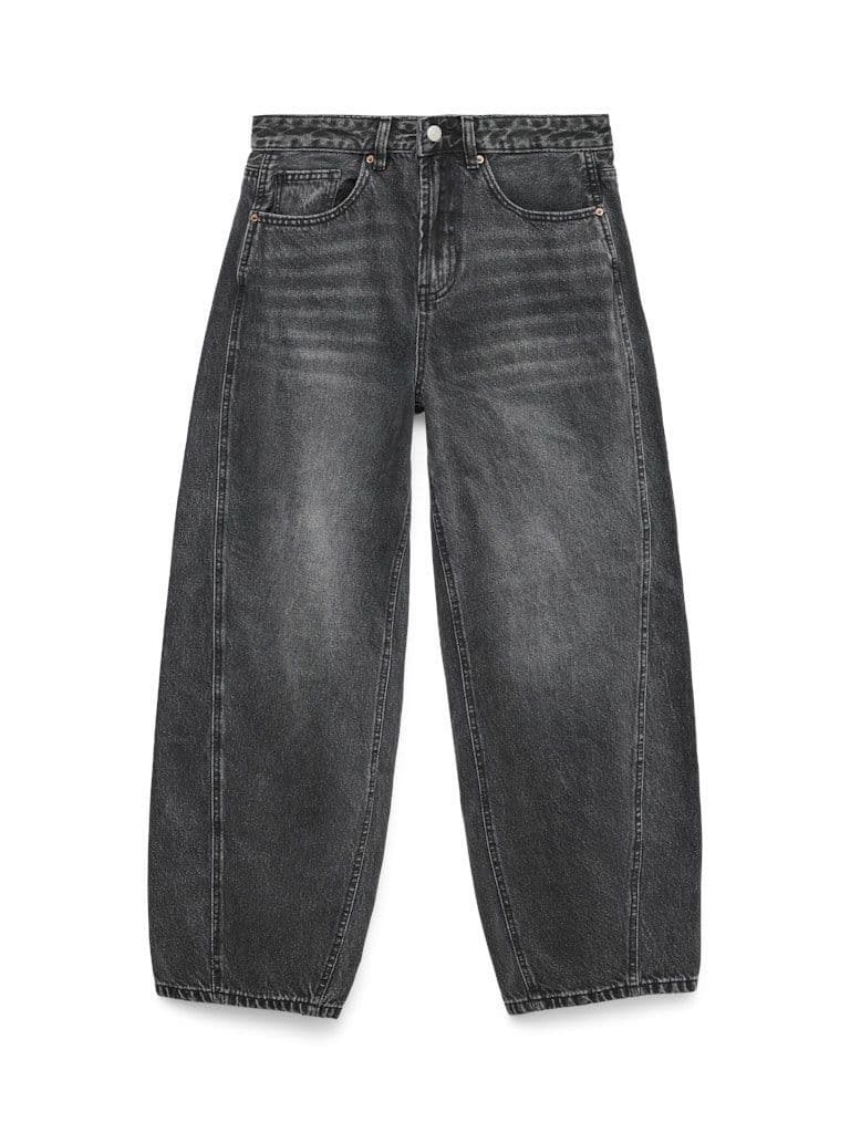 Vero Moda Zelda HR Barrel Denim Jeans Black