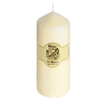 W J Sampson 0108 Ivory 2x6 Candle