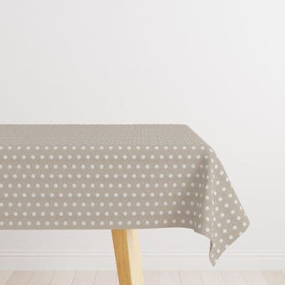 WJC Beige Spot Oil Cloth