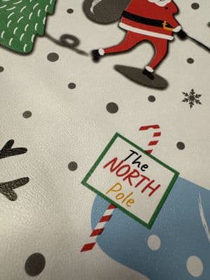 WJC The North Pole Oil Cloth