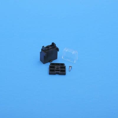 1 way Standard blade fuse holder with cover & mounting (FHA17)
