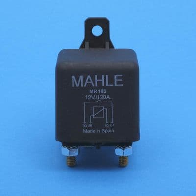 12 volt 120A Relay. M6 stud terminals. NO with bracket (72718)