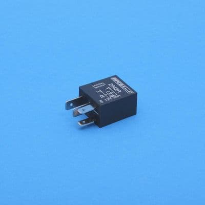 12 Volt, 25A Micro Relay with resistor. NO contacts. (2842R)