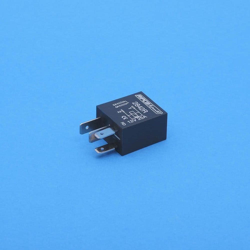 12 Volt 25A Micro Relay with resistor NO contacts 2842R