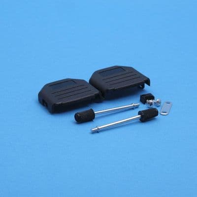 15 way D type connector plastic cover (Black) (D15PC)