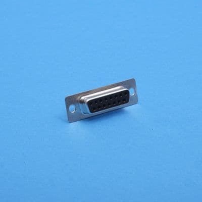 15 way D type socket connector (D15F)