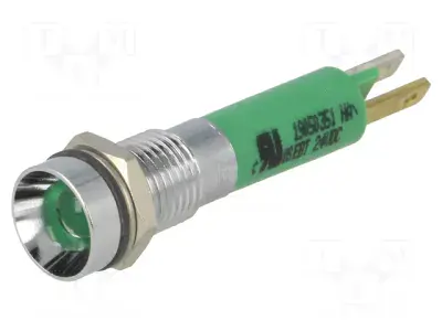 19050351 Green 24V 5mm LED indicator