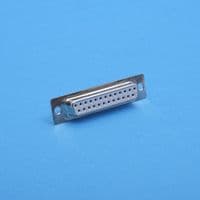 25 way D type socket connector D25F