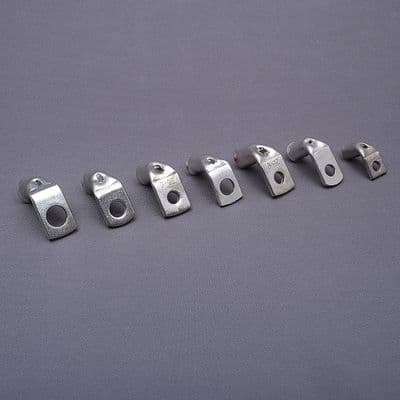 25mm cable, 6mm hole tube terminal. Right angle palm. (TT256R)