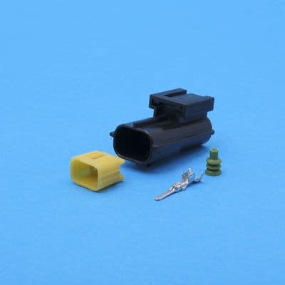 2w Econoseal connector male with terms & seals. (ESC2M)