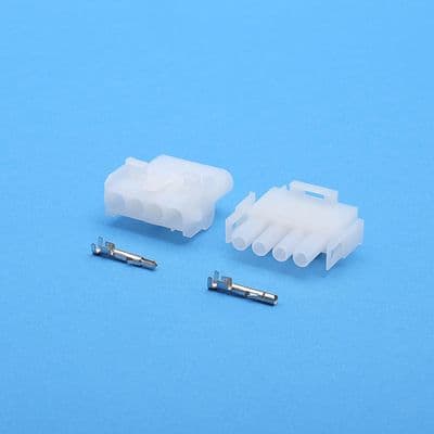 4 way Mate-N-Lock kit. plug, receptacle and terminals (MNL4KIT)