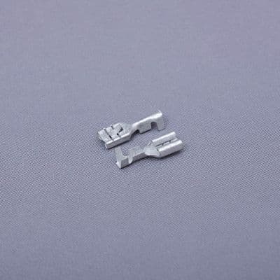 4.8 x 0.8mm plated female terminal, with latch, 0.5– 1.0mm wire crimp (3-6312/10)