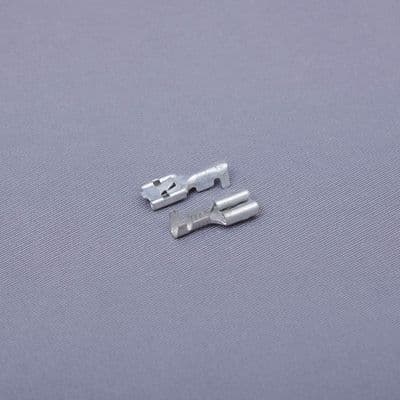 4.8 x 0.8mm, plated female terminal, with latch, 0.5-1.5mm wire crimp (3-6313/10)