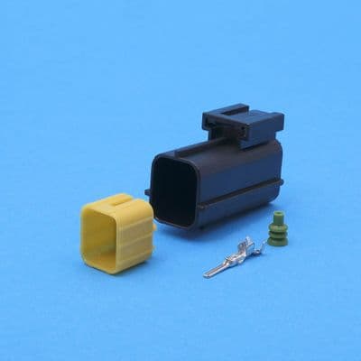 4w Econoseal connector male with terms & seals. (ESC4M)
