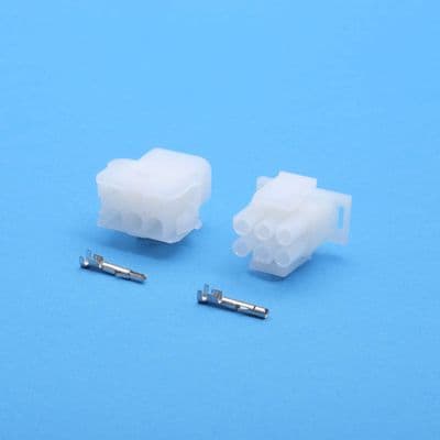 6 way Mate-N-Lock kit. Male, female and terminals (MNL6KIT)