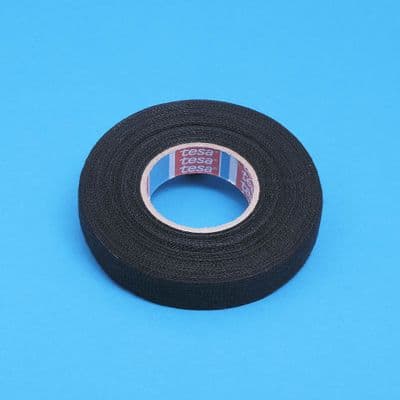Adhesive fleece harness tape. Resists vibration. Black. 15M (PV740B)