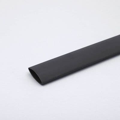 Adhesive lined heatshrink 19.1 to 6.3mm black 1.2 mtr length (HSA6B)