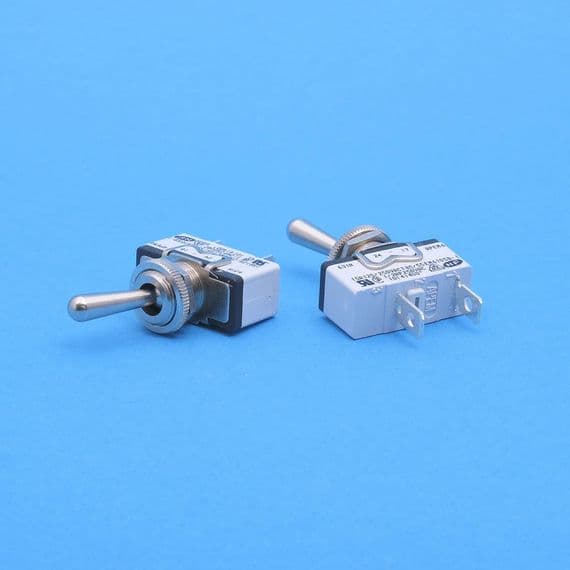 Apem SPST off-on metal toggle switch 15A at 12v (MTS51)