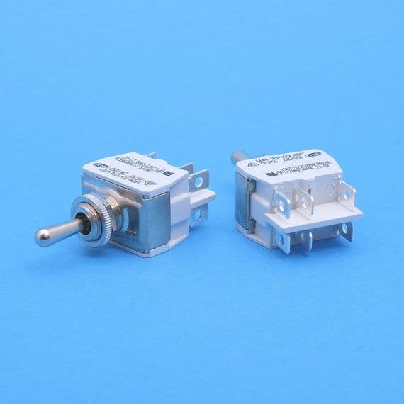 Apem SPTT on-on-mom metal toggle switch 15A at 12v (MTS55)