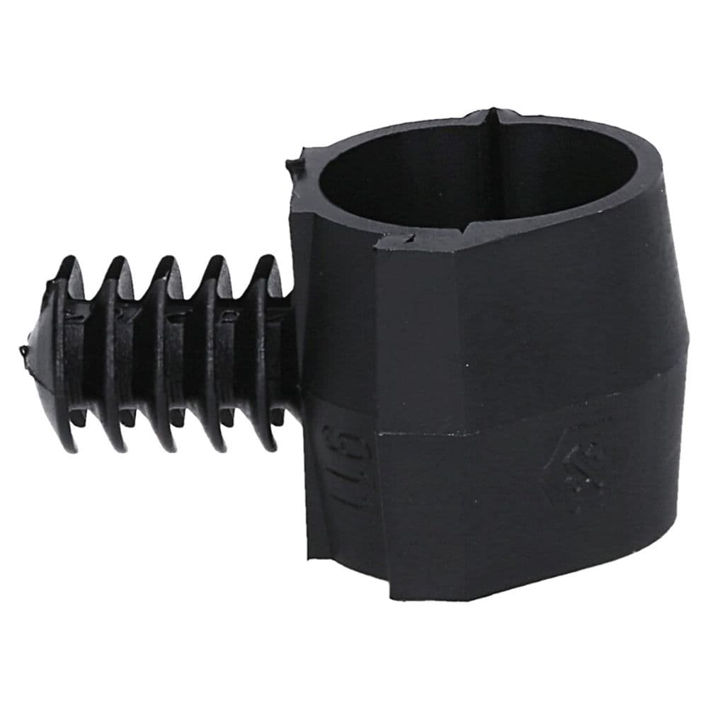 Black nylon chassis clip for CT13 tube CTF13