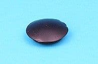 Black PVC blanking grommet. Panel hole 15.87mm. 10 pack (BGR15.8/10)