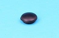 Black PVC blanking grommet. Panel hole 9.52mm. 10 pack (BGR9.5/10)
