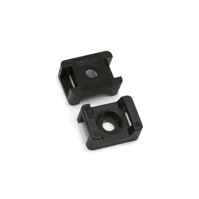 Cable Tie Cradle large 7.8mm. Fixing hole 5.0mm. 10 pack. (CTC2/10)