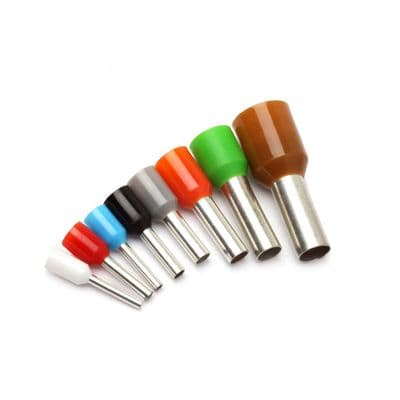 Cord end terminal for 1.5mm2  cable. Black. 50 pack (CET015/50)