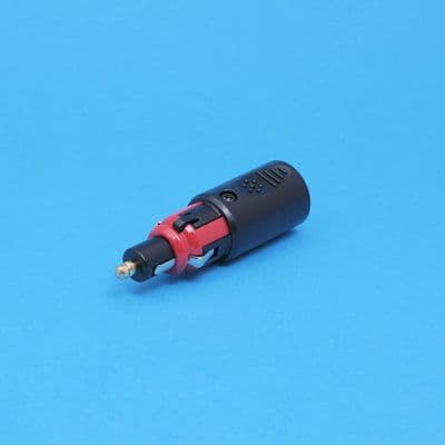 DIN plug with internal 8 amp fuse & LED. (DINPL6)