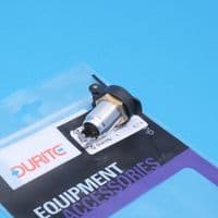 DIN socket for 16mm panel hole. Sprung cover. 16 amps max. (DINSK2)