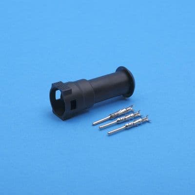 Econoseal round 3 pin receptacle connector kit. (Jenvey TPS) (ESC3RM)