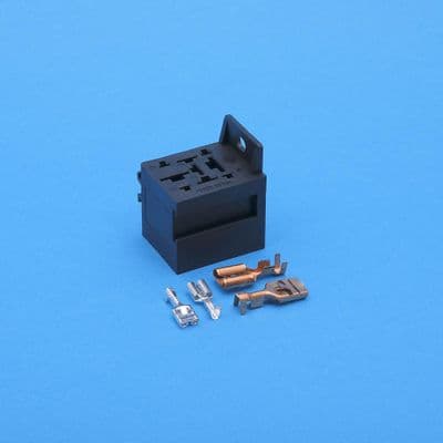 H/duty interlocking relay base with fixing hole. Inc terms. (RBHD1UKIT)
