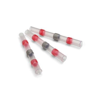 Heatshrink solder connector. Red. For 0.5 - 1.5mm cables. (T1701)