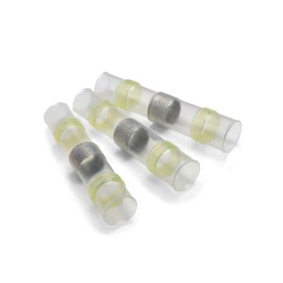 Heatshrink solder connector. Yellow. For 3 - 6mm cables. (T1703)