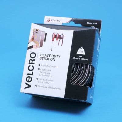Heavy Duty 50mm Wide Velcro. 1 mtr roll. (PV241)