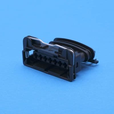 J.P.T Female Connector. Black. 7 way. (20977)