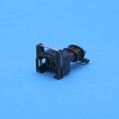 J.P.T. Female connector. Black. 2 way. (20910)