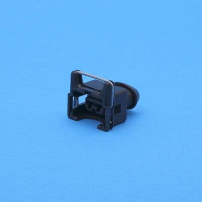 J.T. Female connector. With release clip. Black. 2 way. (20900)