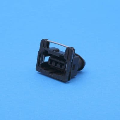 J.T. Female connector. With release clip. Black. 3 way (20900-3)