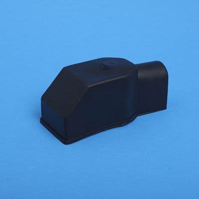 Large tall battery terminal cover. Black. End entry (BTC50B)