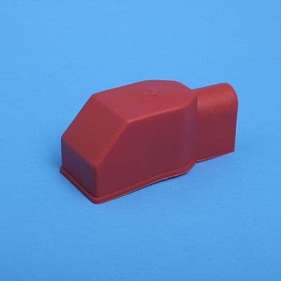 Large tall battery terminal cover. Red. End entry (BTC50R)