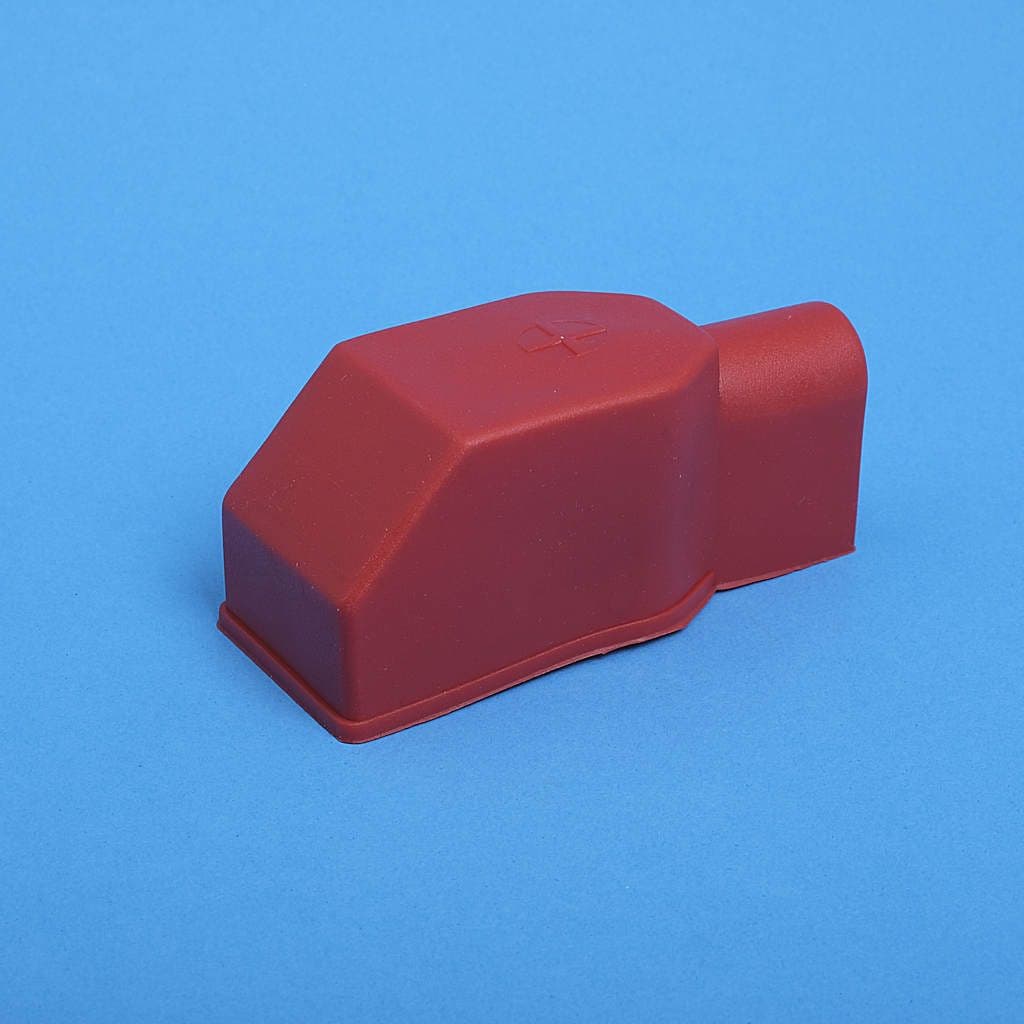 Large tall battery terminal cover Red End entry BTC50R